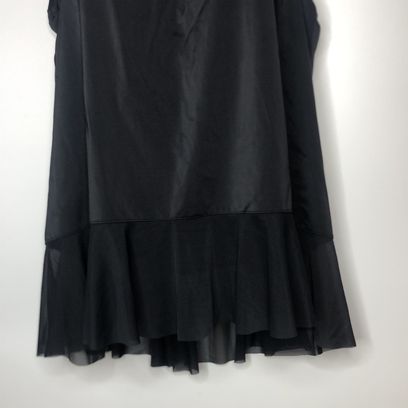 NWT Swim Solutions Women’s Plus Size Pleated Tankini Top Black 20W PLUS SIZE - Picture 3 of 8